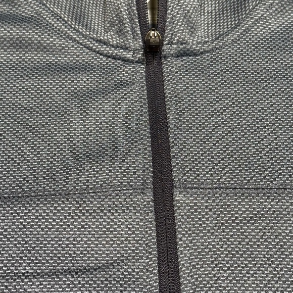 Callaway Gray Fleece Lined Quarter Zip Up with Mock Neck - Picture 5 of 5